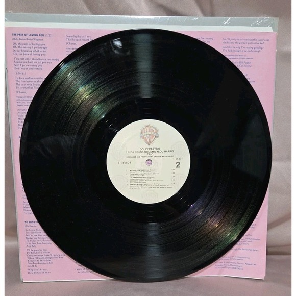 DOLLY PARTON, LINDA RONSTADT & EMMYLOU HARRIS / TRIO ~ 1987 WB Album - Picture 6 of 6